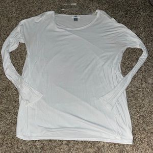 Old Navy Medium White Long Sleeve T Shirt